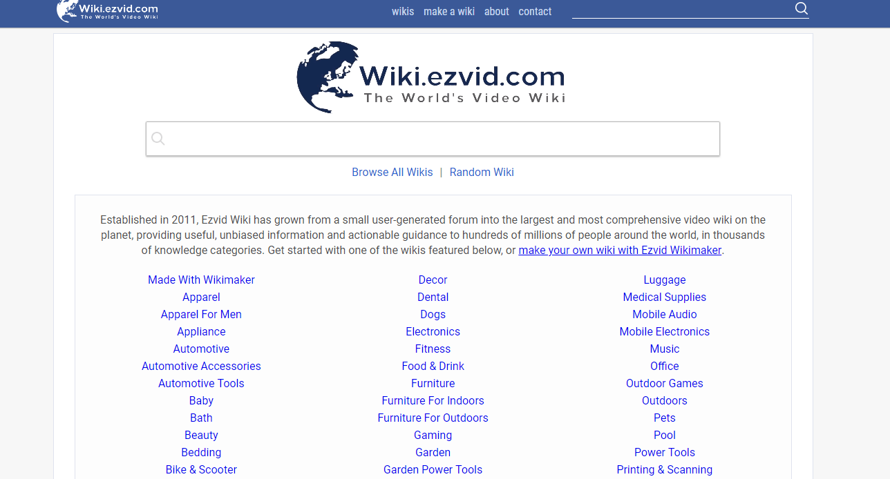 wiki.ezvid.com for finding niche