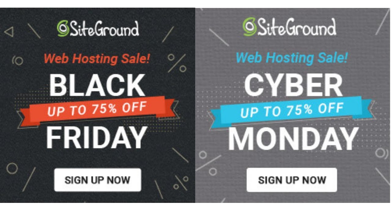 Siteground Black Friday deals and sale (Discount & Coupon)